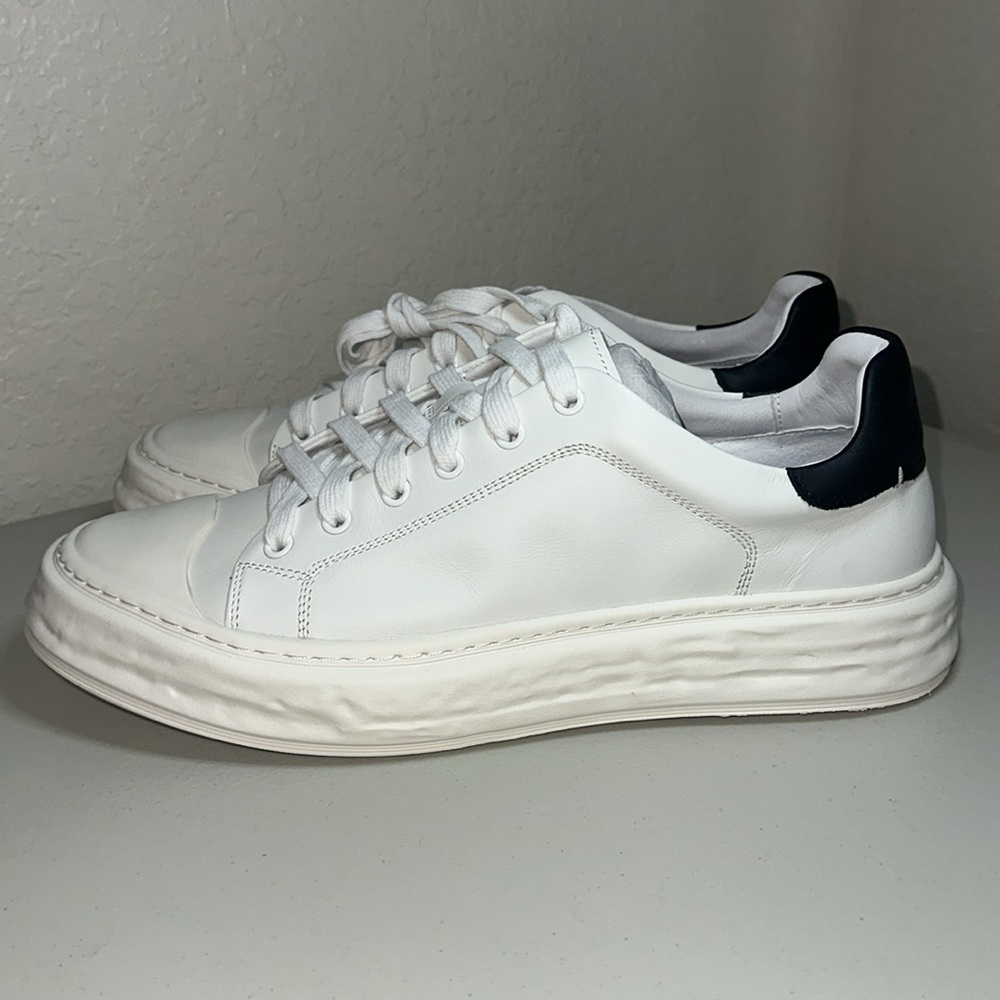 STEVE MADDEN MACRAE WHITE LEATHER NEW, size 13, very comfy, last one! MAC02M1